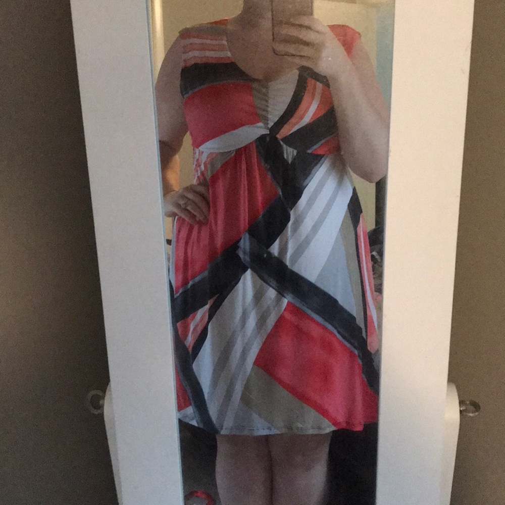 Cato high/low sleeveless dress